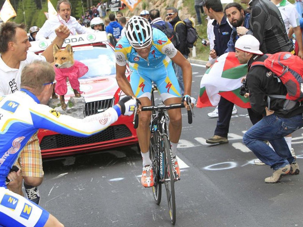 Roman Kreuziger has won the 19th stage of the Giro d'Italia