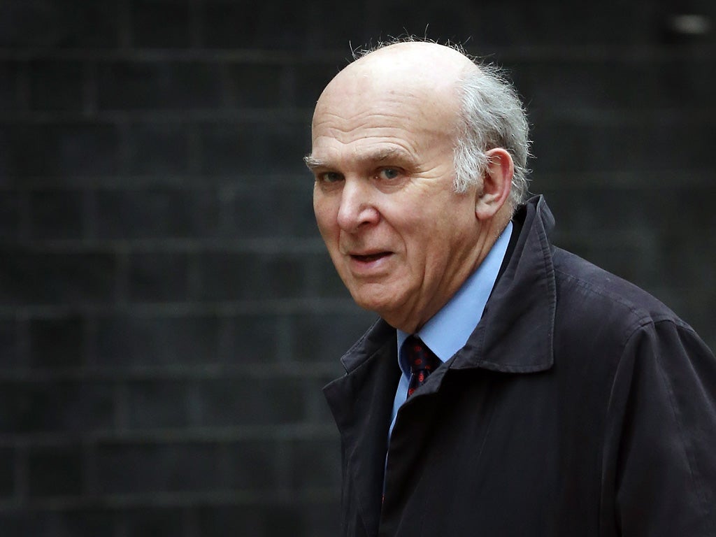 Vince Cable: The Lib Dem Business Secretary was described by
Beecroft as 'a socialist'