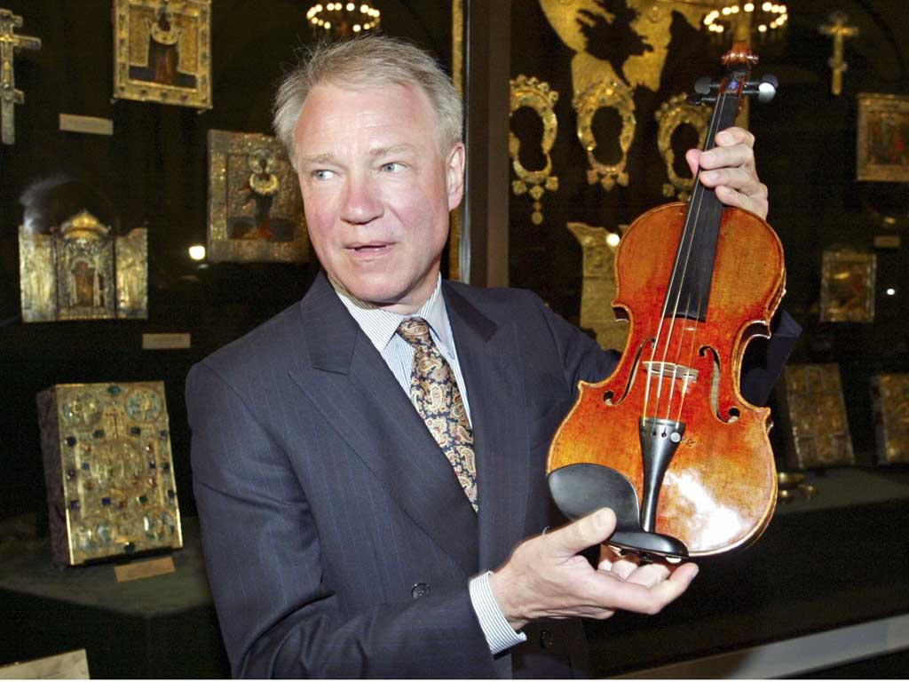 In his hands: Dietmar Machold had clients all over the world for his violins