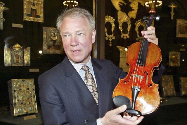 In his hands: Dietmar Machold had clients all over the world for his violins