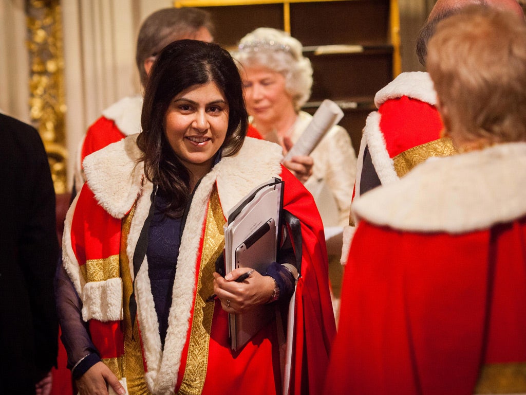 Baroness Warsi, co-chairman of the Conservative Party, has admitted failing to declare rental income received for more than a year on a north London flat.
