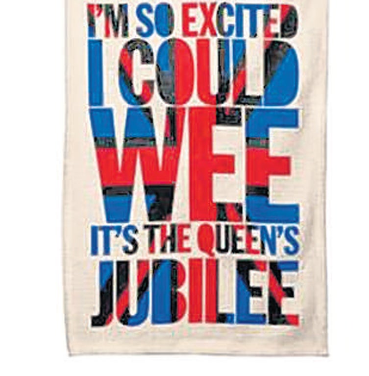 We love: Jubilations - You can’t get far without encountering a Union Jack at the moment, but this Henry Holland number is The Audit’s favourite souvenir by far and will polish up one’s memorabilia a treat. £25, houseofholland.co.uk