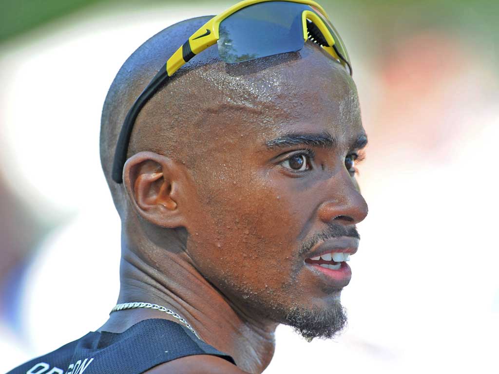 MO FARAH: The Briton believes he is finding his best form with the Olympics on the horizon