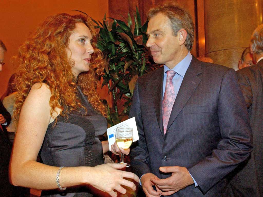 Tony Blair with Rebekah Brooks in 2004