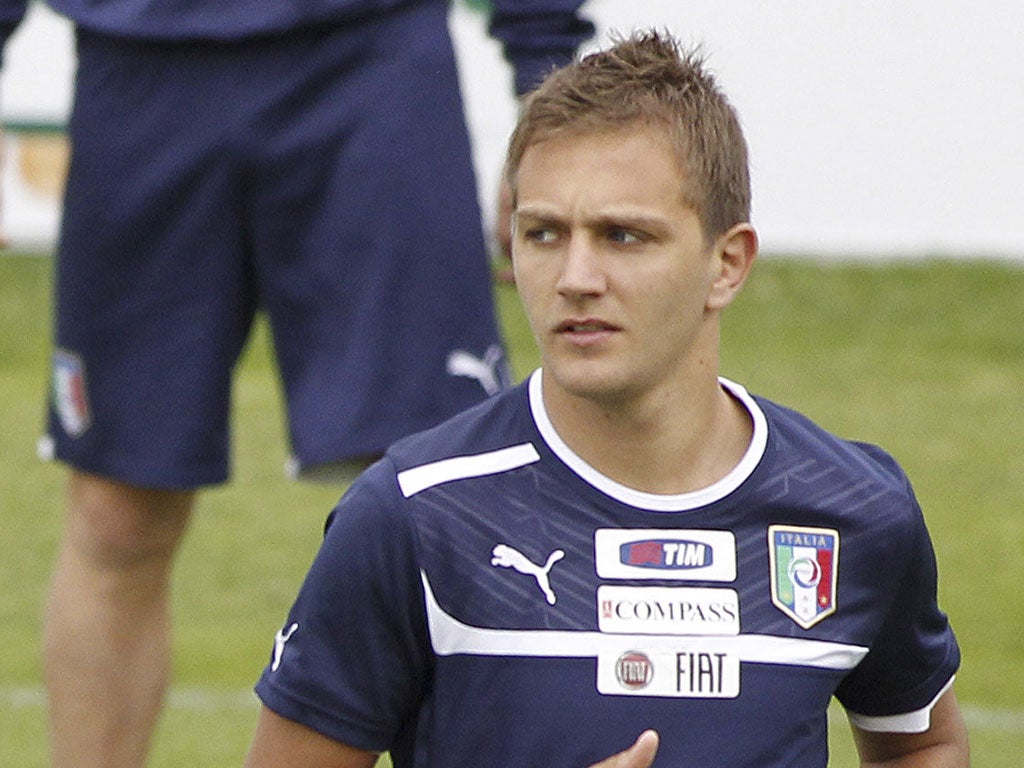 Domenico Criscito: Italy's first-choice left-back pulled out of the squad for the European Championship