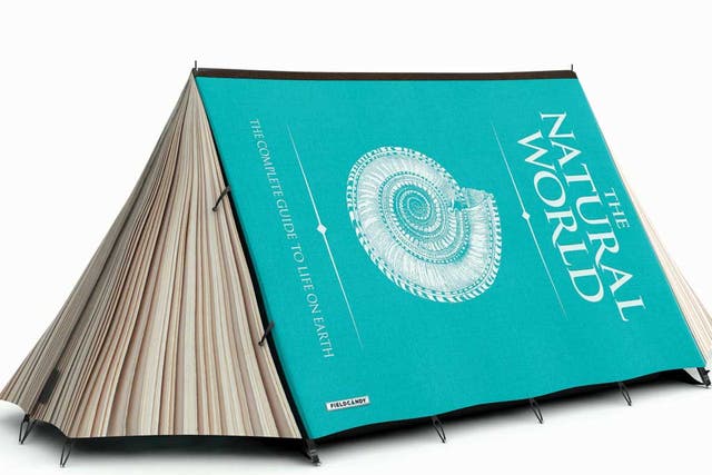 <p>{1} FieldCandy</p>
<p>Brand new this year, this top-quality tent looks like an enormous paperback book that's been dropped by a giant. It's even got a rear barcode and brief synopsis. It boasts extra-strong pegs, heavy-duty zips and lockable storage po