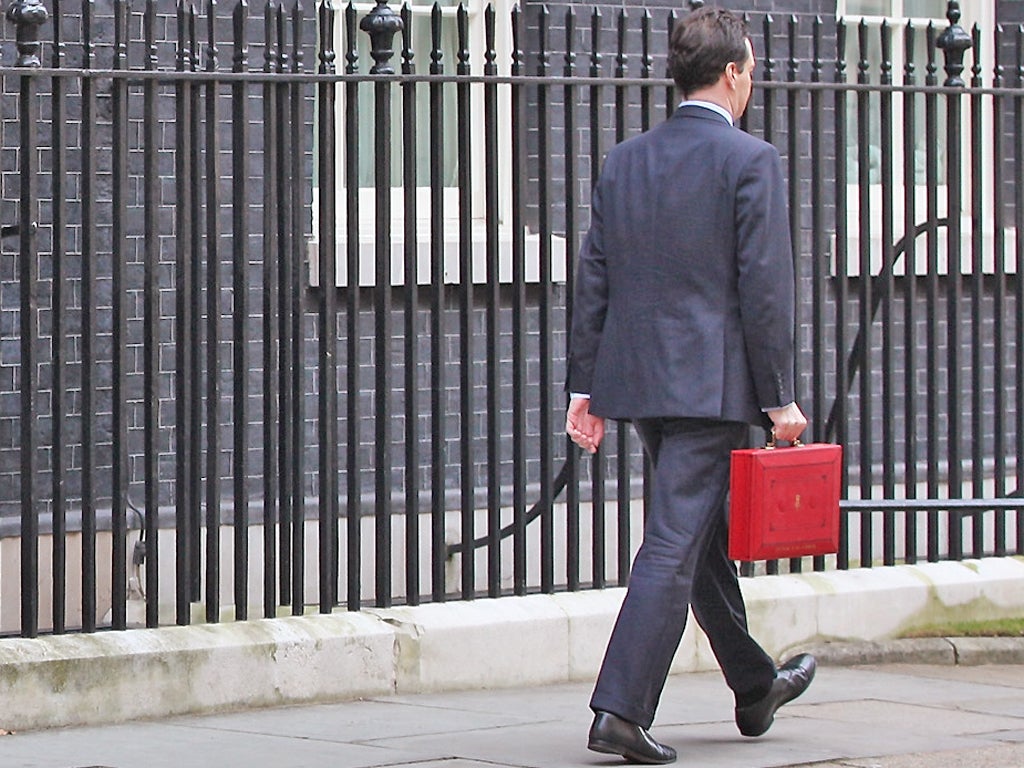 The man IS for turning: Chancellor George Osborne