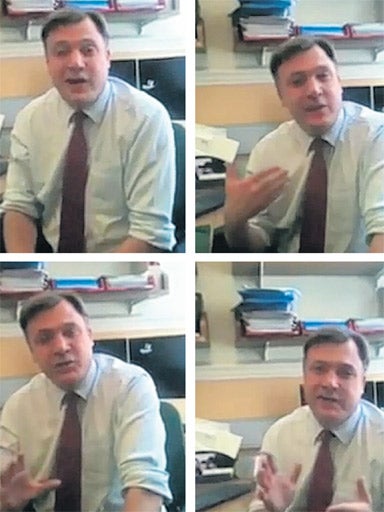 Ed Balls during the video message for the Out4Marriage campaign