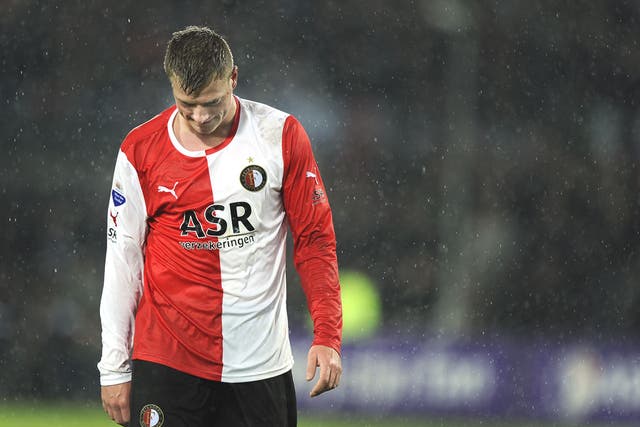 <b>John Guidetti</b><br/> 
Manchester City striker Guidetti's hopes of reproducing his fine form this season whilst on-loan at Dutch giants Feyenoord have been dashed after a muscle injury ruled him out. Guidetti scored 20 league for the Rotterdam side, i