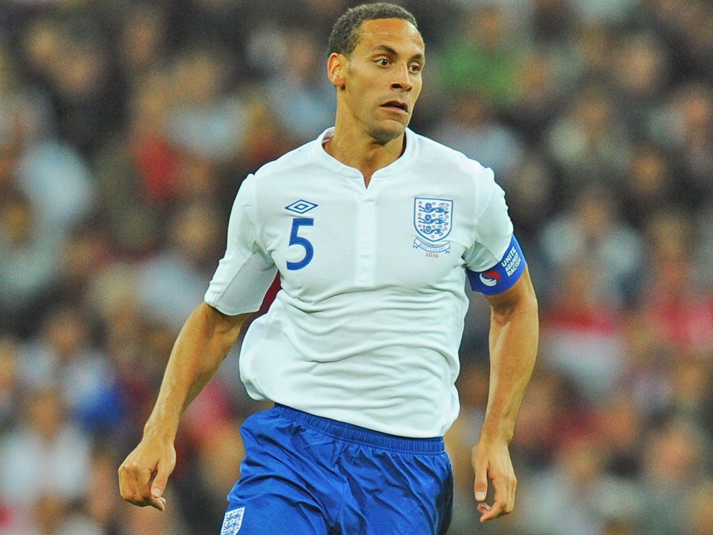 Rio Ferdinand The 33-year-old Manchester United defender defender was left out of Roy Hodgson’s first England squad. Ferdinand's omission has ended the possibility of Hodgson playing him alongside John Terry. Hodgson dismissed speculation th