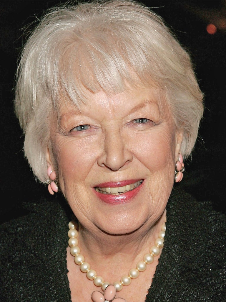 Flying the flag: June Whitfield was a guest on 'We Are Sixty'