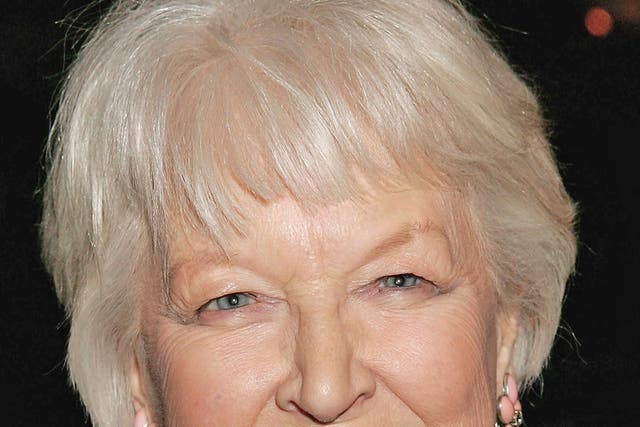 Flying the flag: June Whitfield was a guest on 'We Are Sixty'