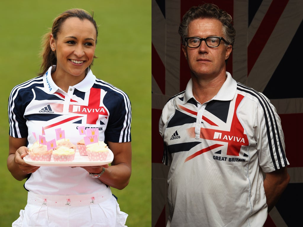 Jessica Ennis was reportedly described as 'fat' by a British athletics official but Charles van Commenee denied it was him