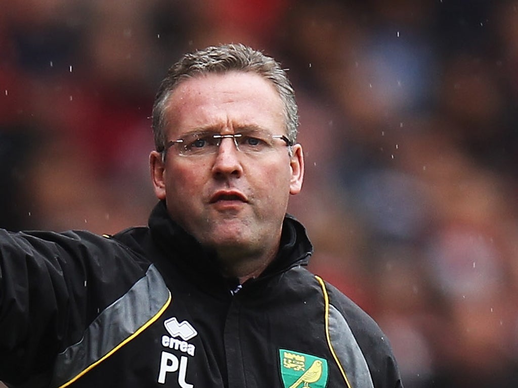 Paul Lambert: The Norwich board officially rejected his resignation yesterday