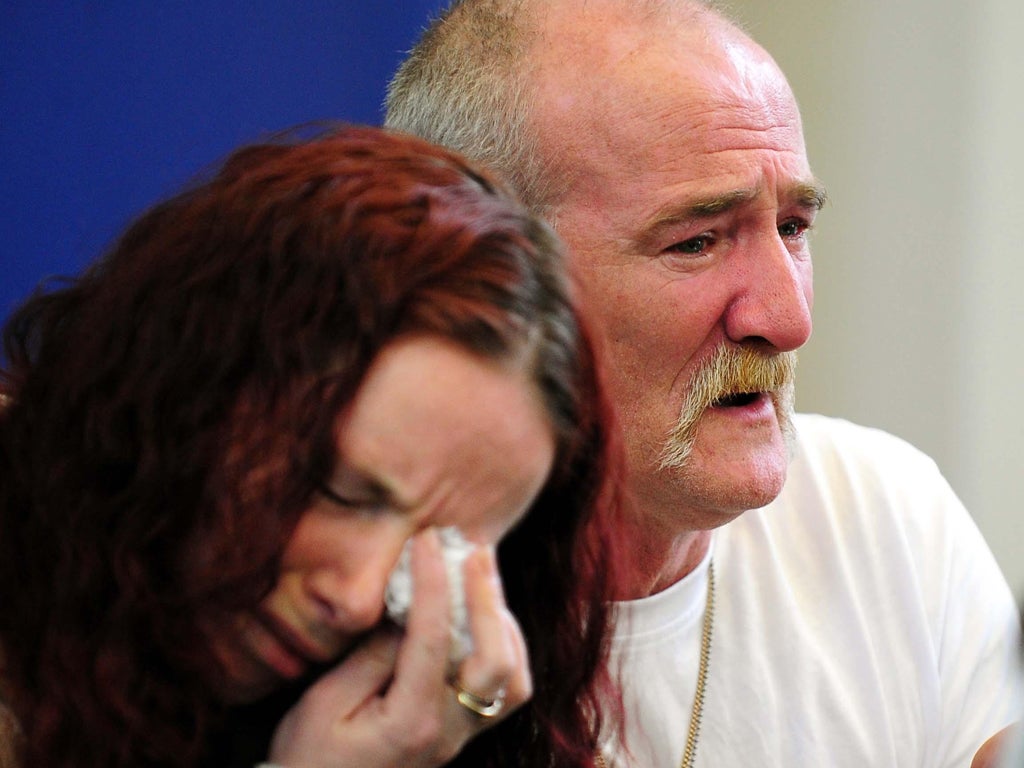 Mick and Mairead Philpott held a tearful press conference