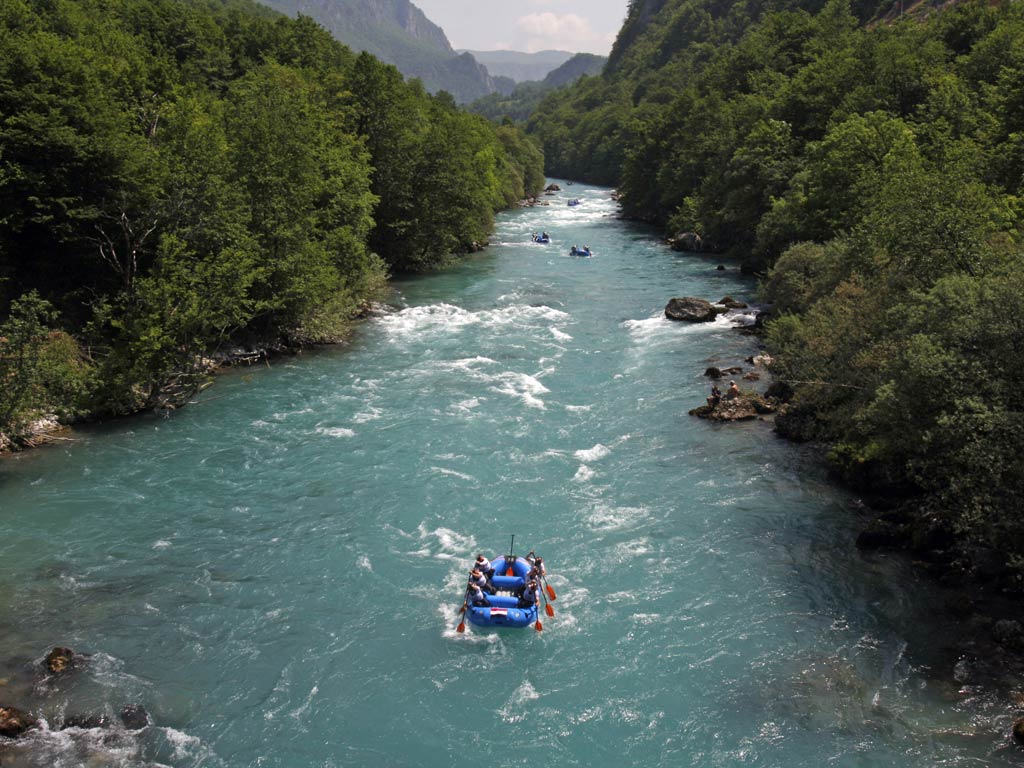 Water world: the Tara canyon, Europe's deepest, attracts white-water rafters to the Durmitor national park