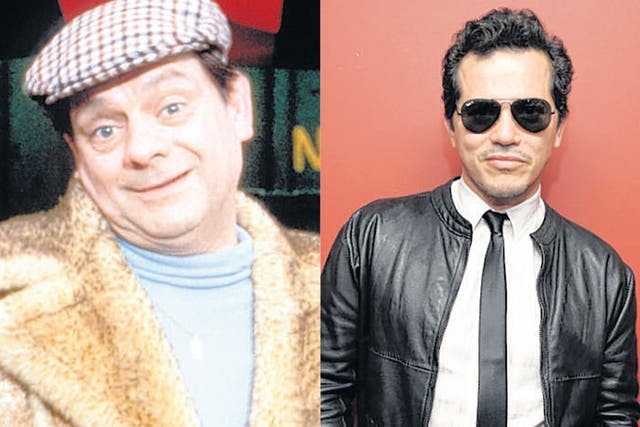 John Leguizamo (right) in the role of Del made famous by Sir David Jason (left).