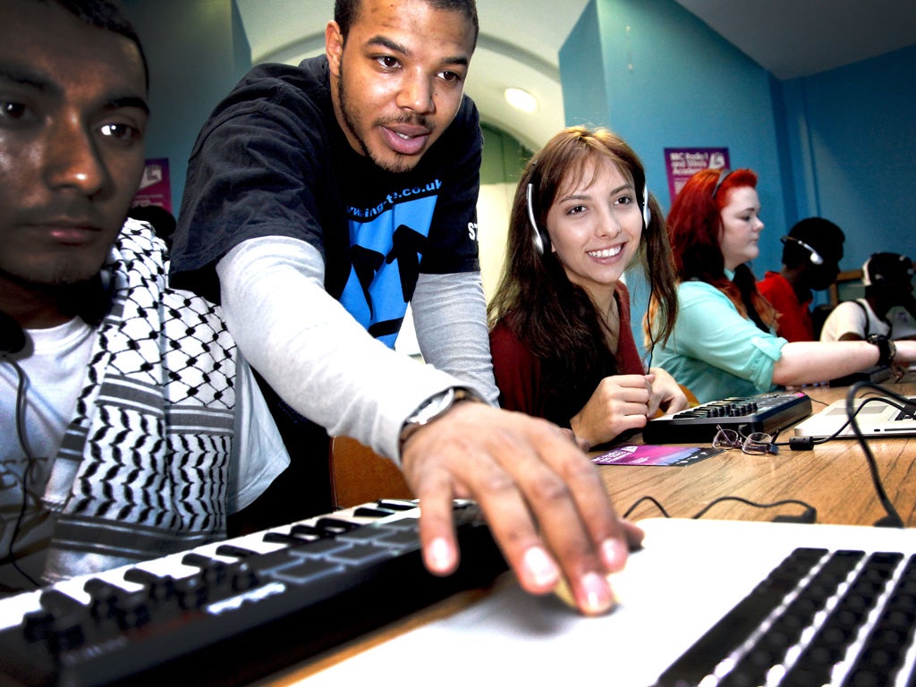 Radio 1 and 1Xtra Academy in Hackney will train young people ahead of Hackney Weekend, which features Professor Green