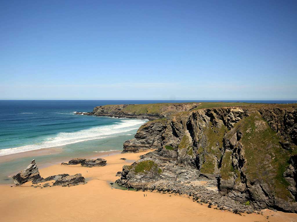 Sand Dance: Bedruthan Beach is the location for site dancing