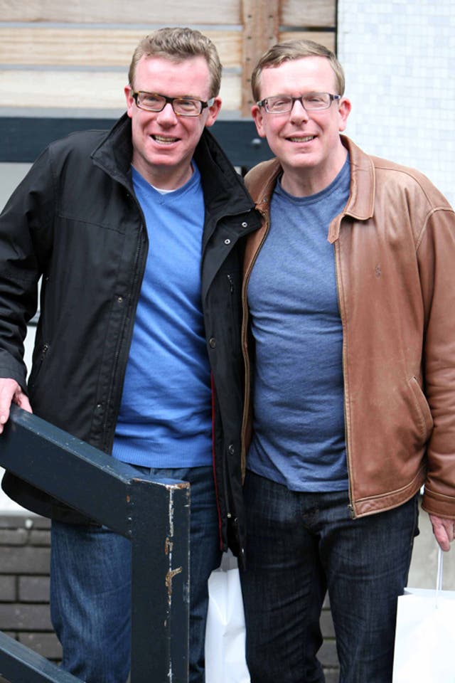 All smiles: Charlie and Craig Reid of The Proclaimers