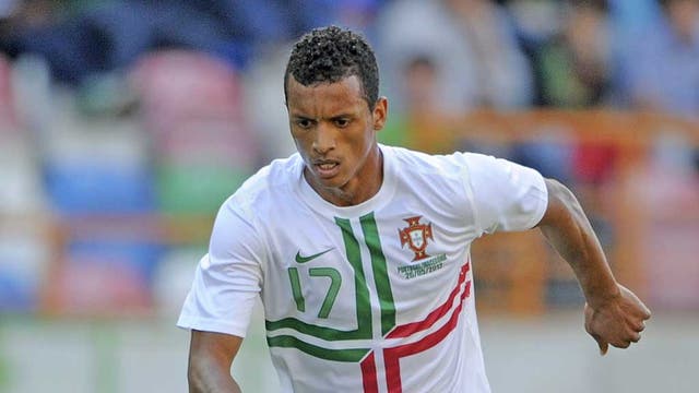 Portugal's forward Luis Cunha