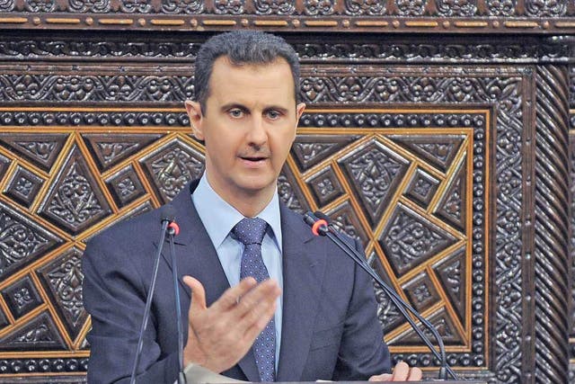President Assad warned his war could spread to other countries