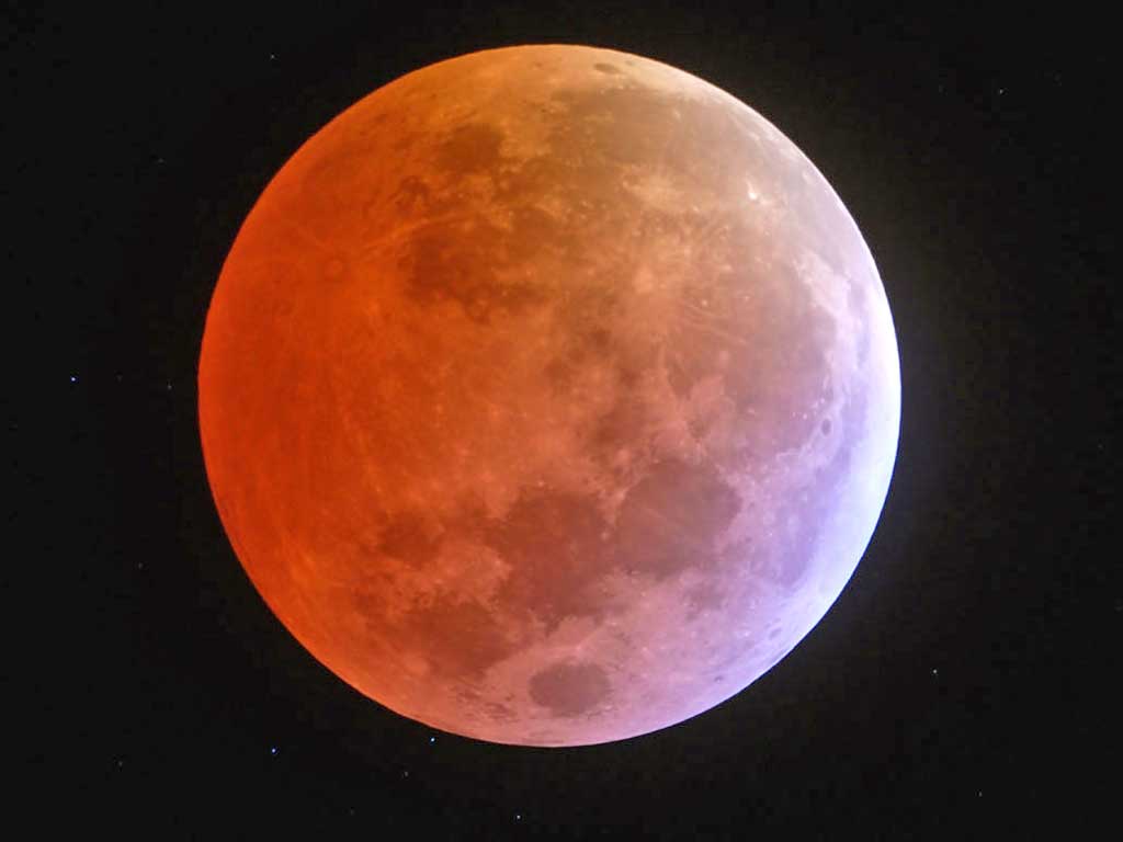 A Pc was left red-faced as he mistook the moon for a suspicious light source