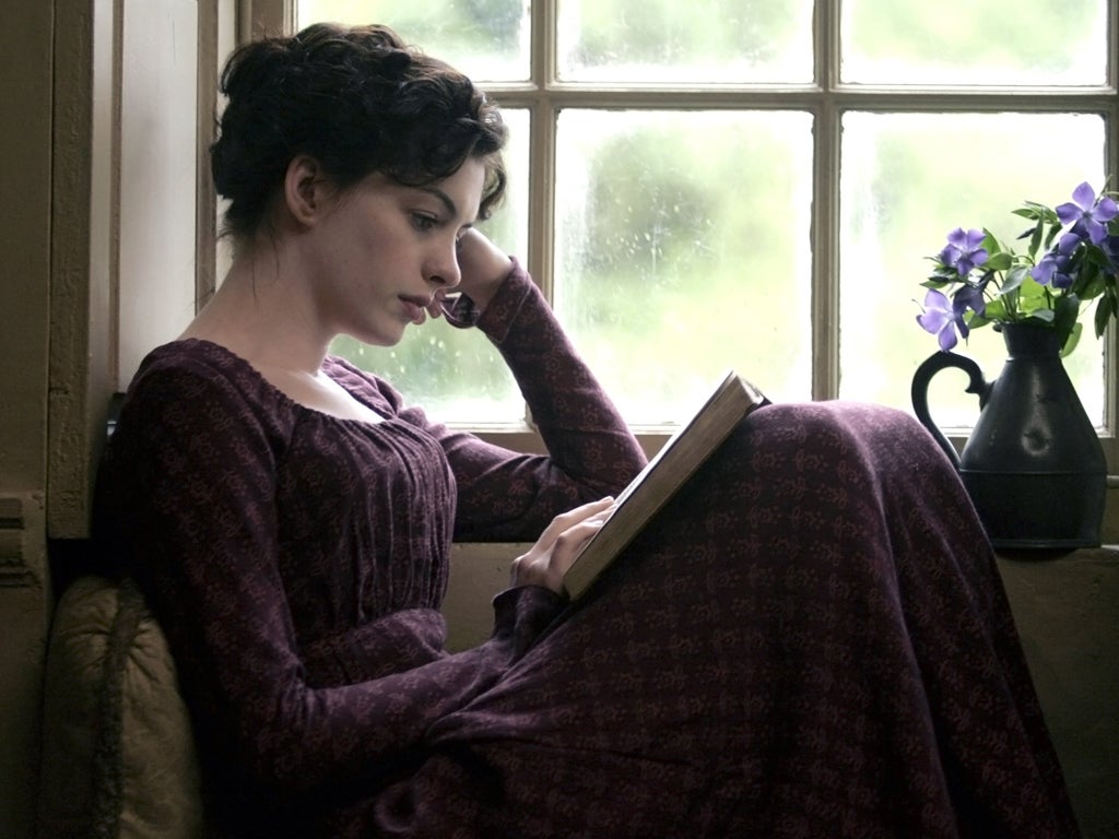 Anne Hathaway in the film Becoming Jane