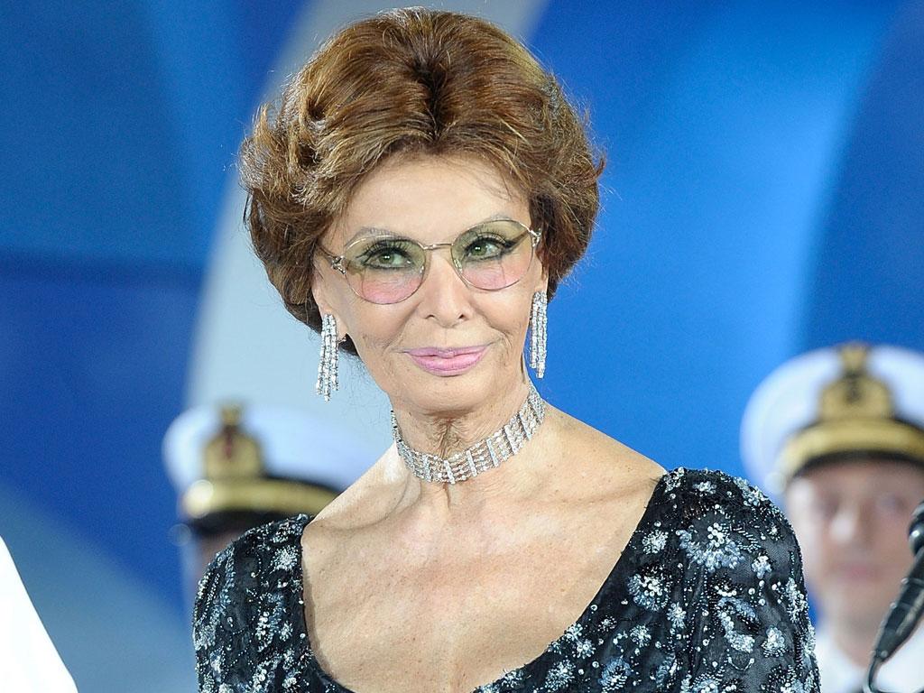 Italian film legend Sophia Loren