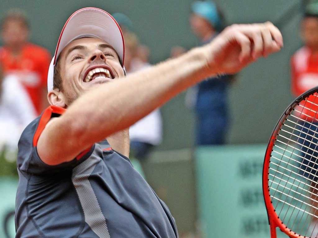 Andy Murray wowed Roland Garros with some impressive
stroke play