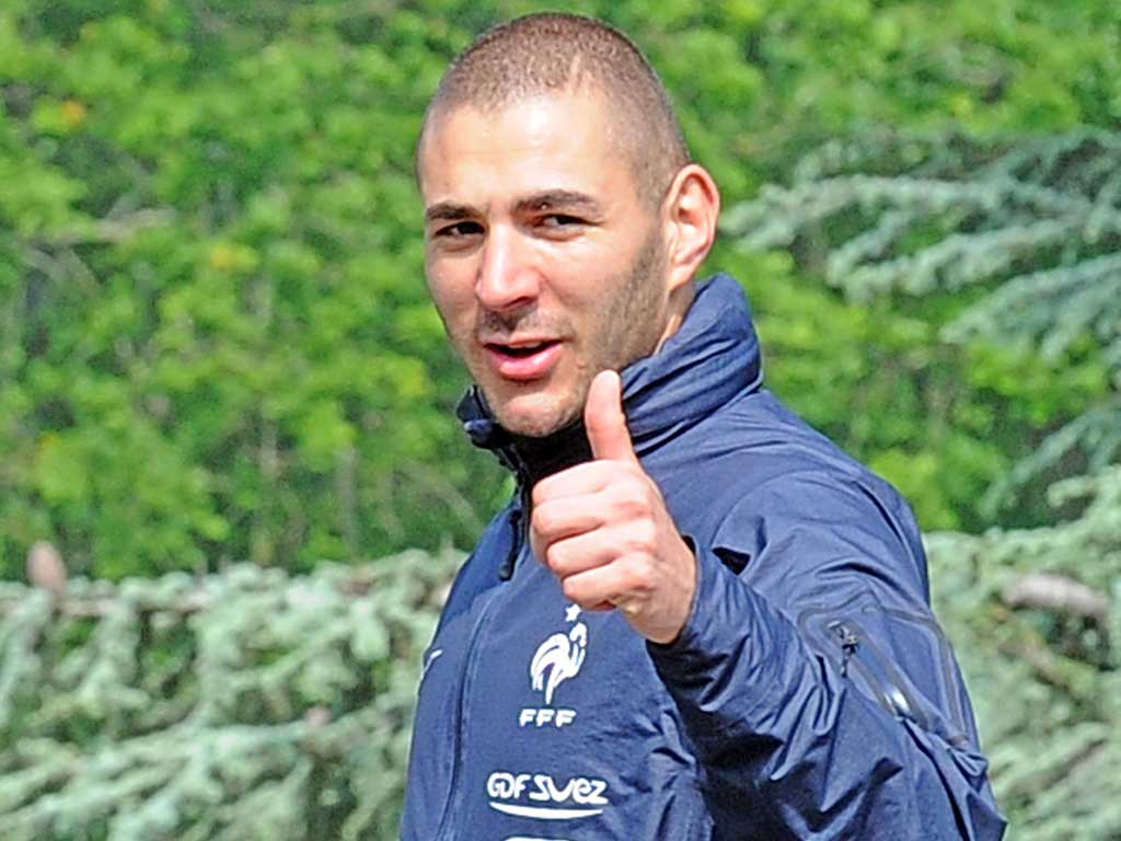 Karim Benzema is in confident mood ahead of Euro 2012