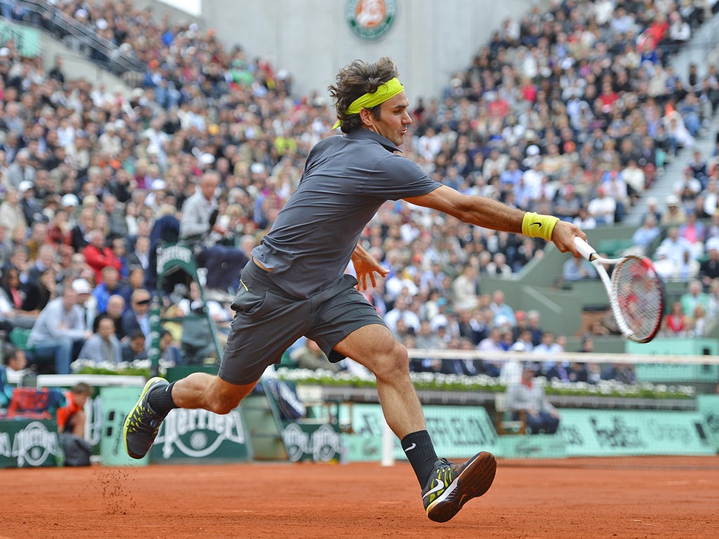 Federer had not fought back from two sets down to win since a first-round match at Wimbledon in 2010