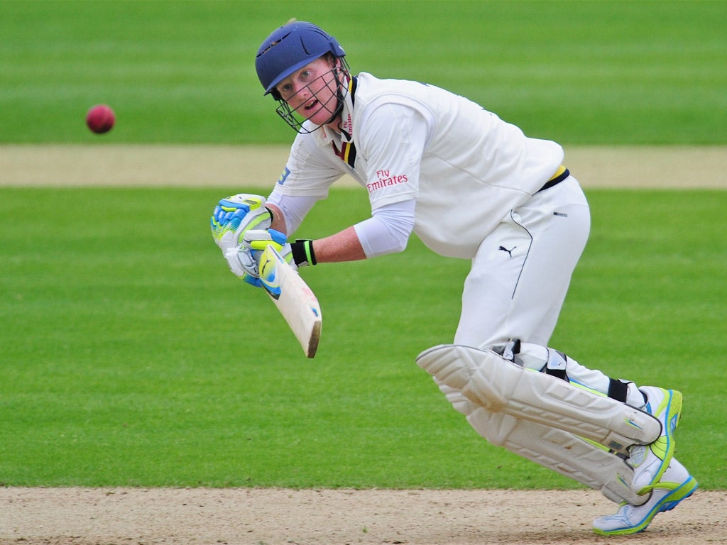 A dogged 66 from Durham's Ben Stokes underlined his credentials