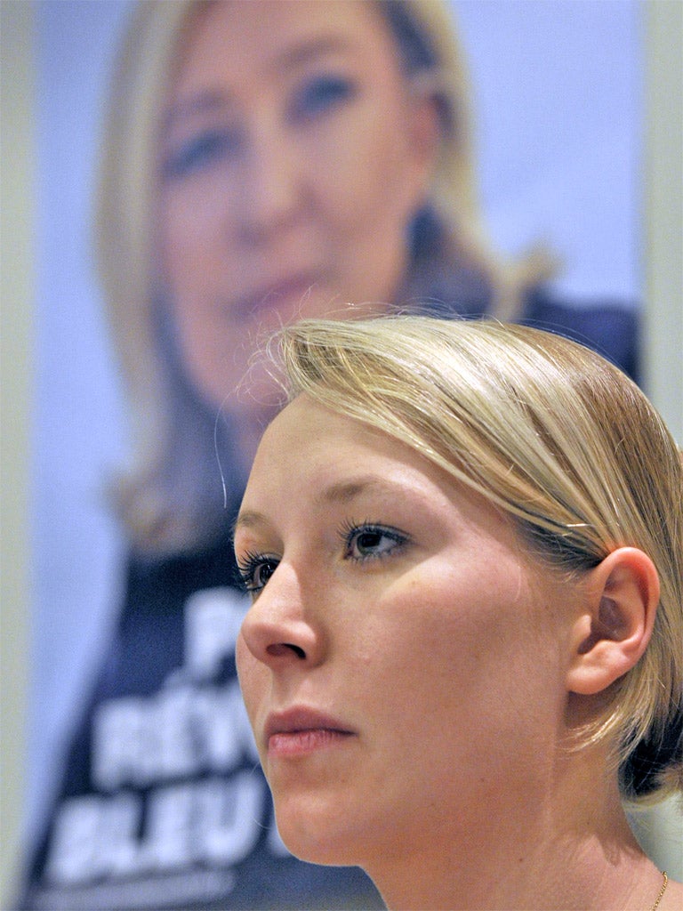 Marion Maréchal-Le Pen's hopes of winning a seat for the NF may be hit by a split right-wing vote