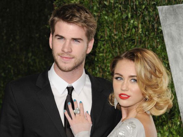 Miley Cyrus and Liam Hemsworth announced their engagement today