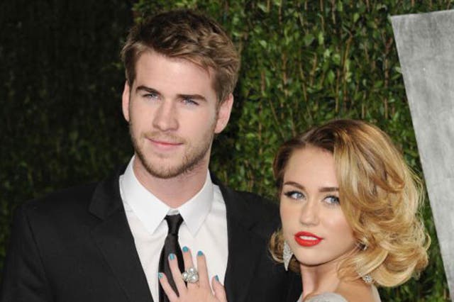 Miley Cyrus and Liam Hemsworth announced their engagement today