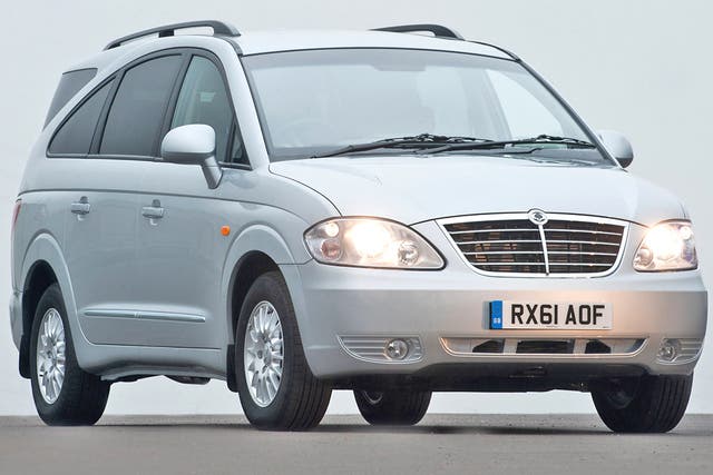 Roomy: the Ssangyong Rodius probably has the widest centre console in the business