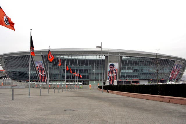 The Donbass Arena in Donetsk is in great shape for the Euros
