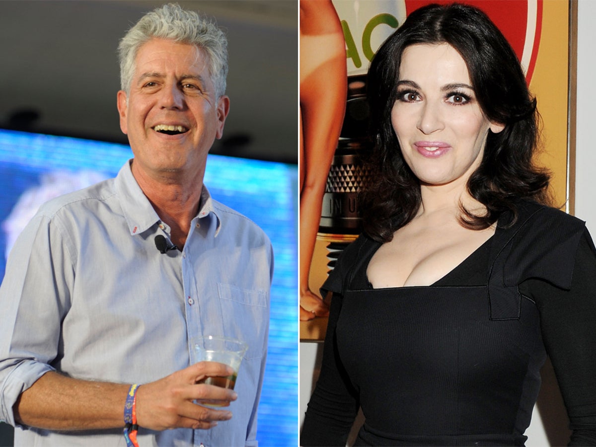 Anthony Bourdain Nigella Lawson A Delicious Duo Or An Over Ripe Pair The Independent The Independent