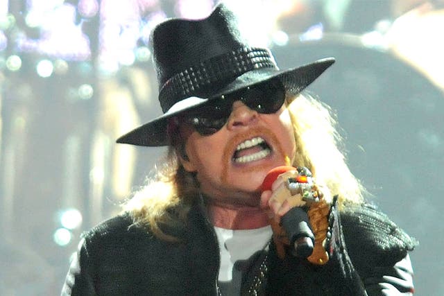 Axl Rose routinely throws his toys out of the pram