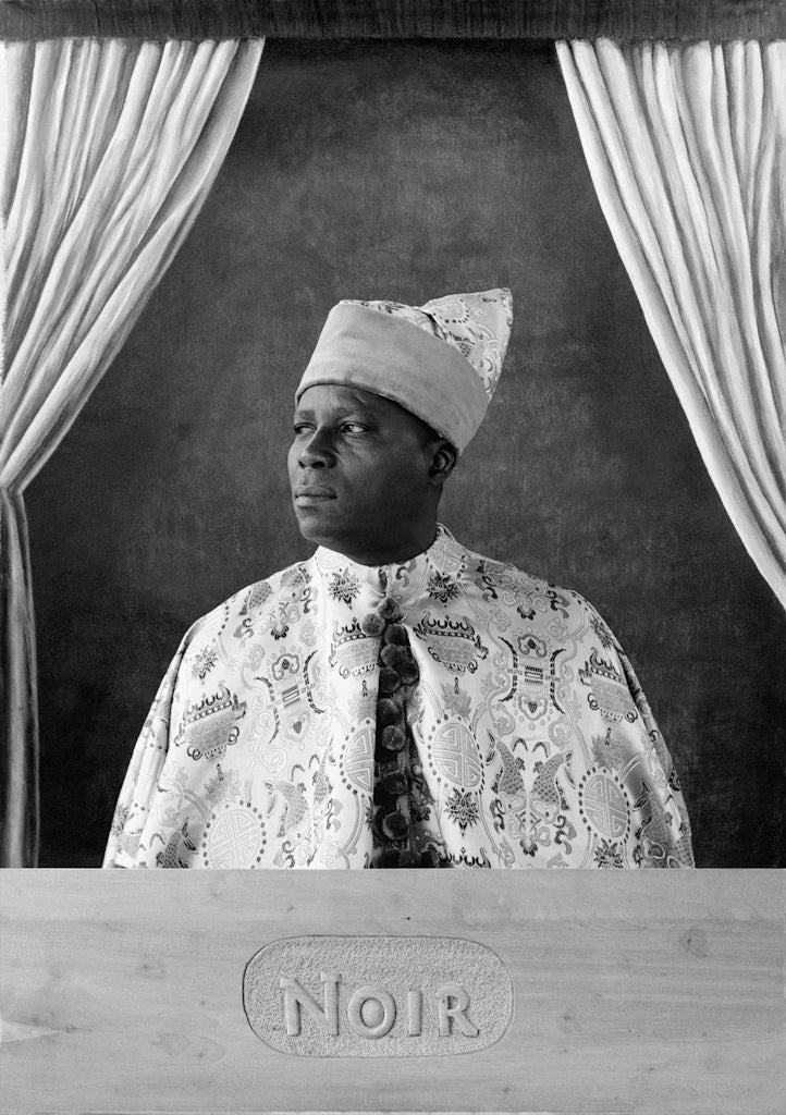 'Noir' by Leah Gordon, the first portrait in her study of the Haitian Caste system