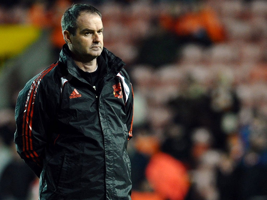Steve Clarke pictured during his time as Liverpool assistant