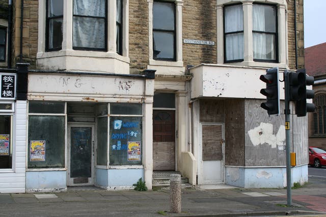 Morecambe in 2012: 30 per cent of its shops are boarded up