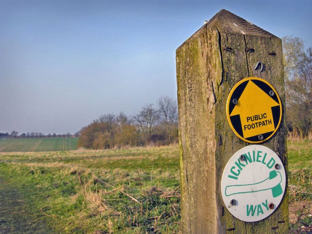 Walking into history: the Icknield Way in Essex (Graham Barclay/Alamy)