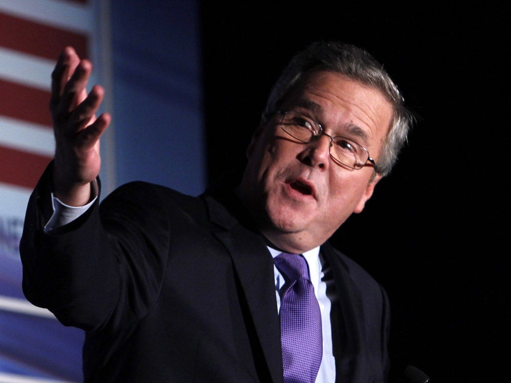Jeb Bush: The former Florida governor does not rule out a presidential run in the future