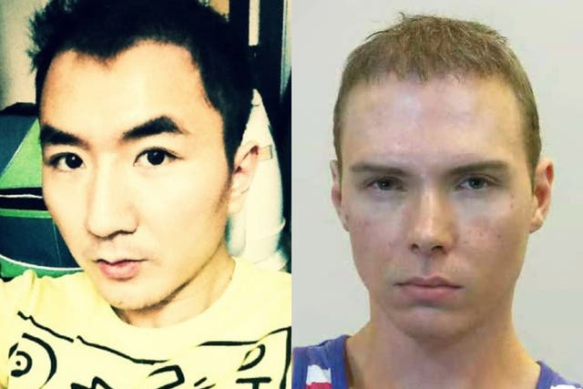 Luka Magnotta, right, has admitted killing Jun Lin, left