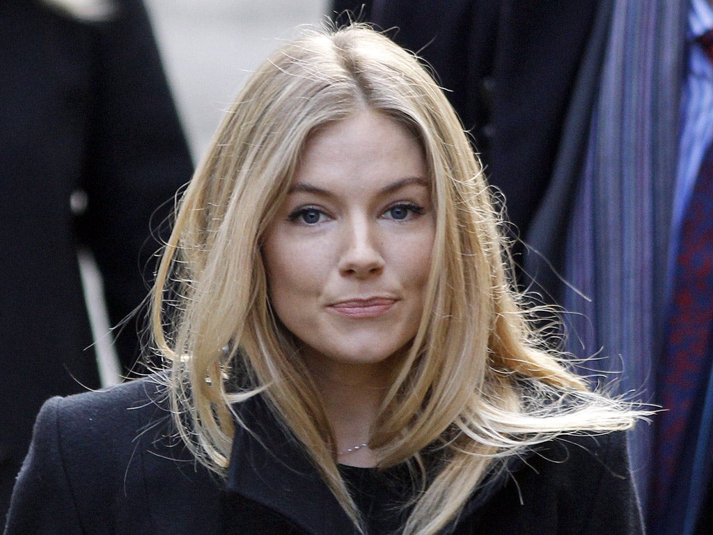 Sienna Miller's travel plans may have been passed on
