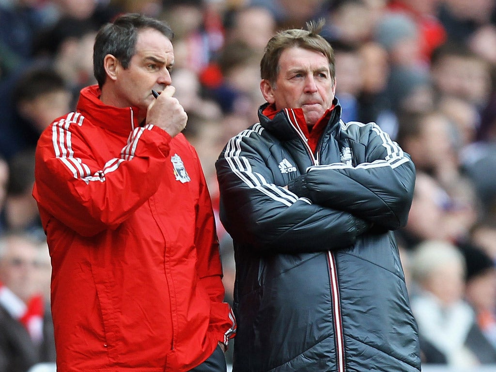 Steve Clarke (left) followed Kenny Dalglish out of Liverpool this week