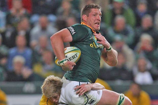 They breed them big in South Africa – Bakkies Botha is the latest in a long line of enormous forwards relied upon for their physical game plan