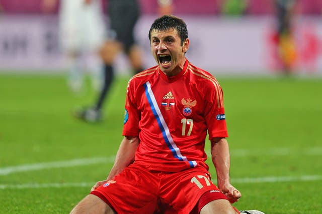Alan Dzagoev scored two goals to take Russia to victory over the Czech Republic